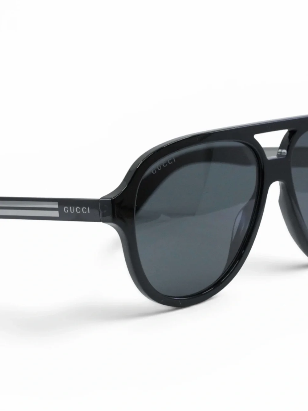 GUCCI Black Pilot Aviator Sunglasses GG0688S 001 | Retail $545